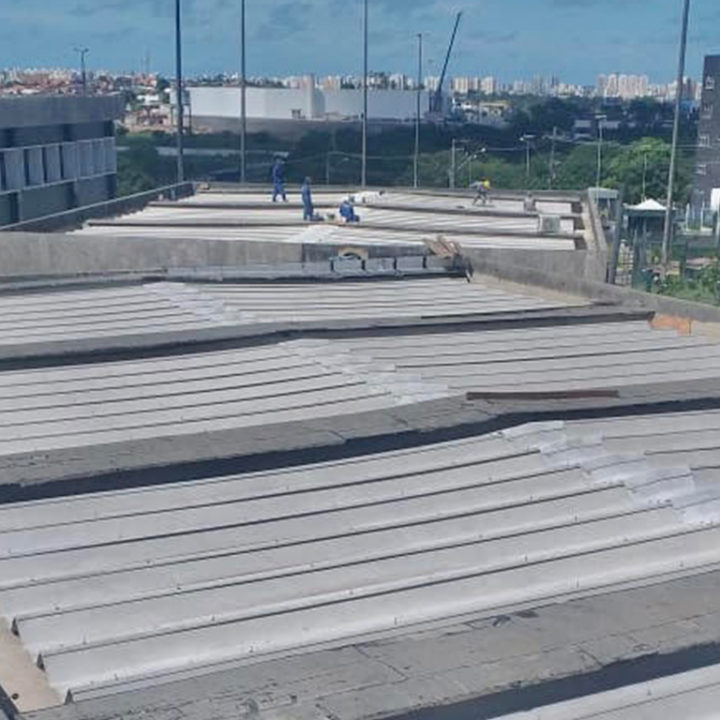 Obra da Cobertura do Fórum Gumersindo Bessa - ENGENHARIA MC